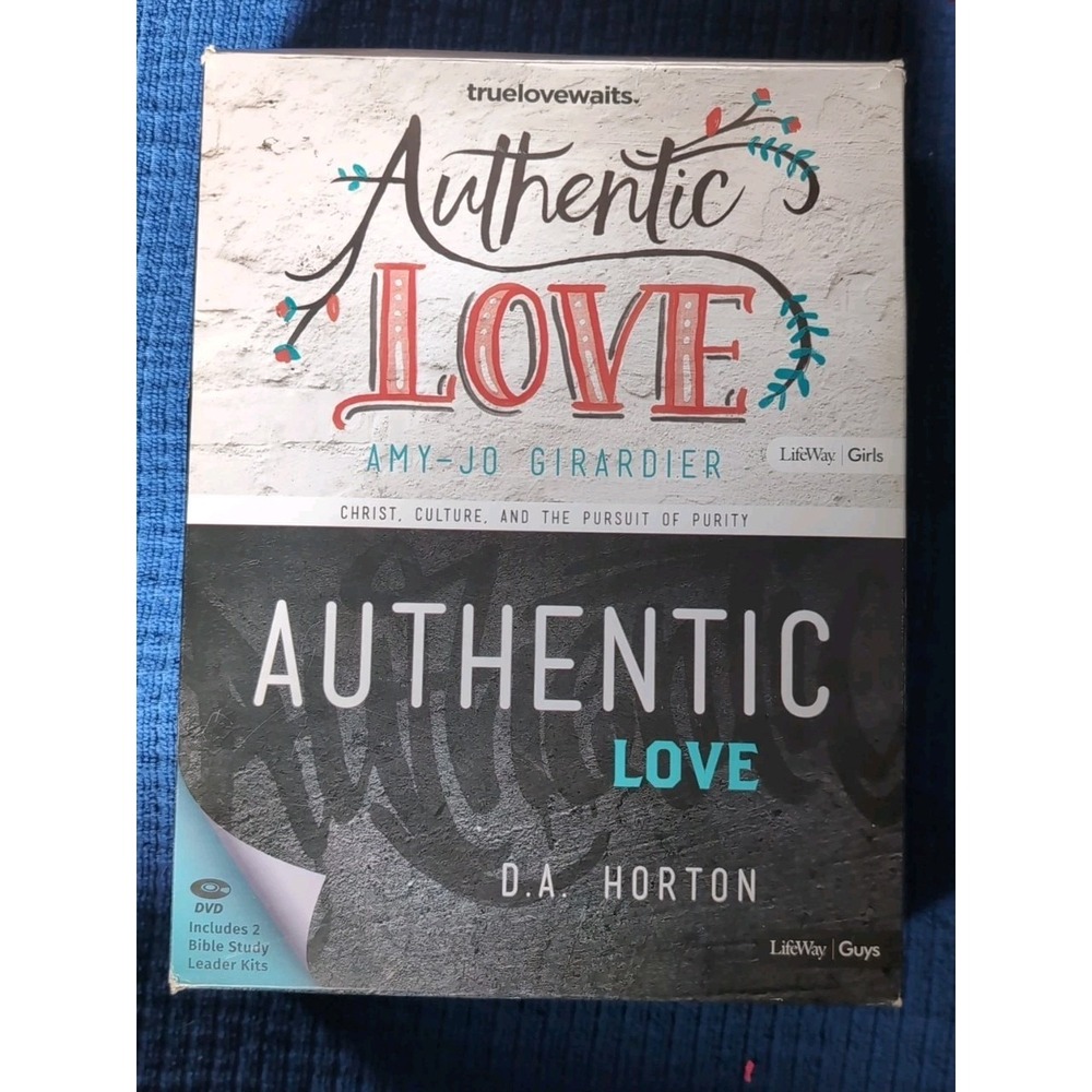 LifeWay Authentic Love Bible Study Leader Kit Girls/Guys Christ (Has Writing)
